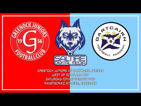 Greenock Juniors 2-1 Gartcairn Juniors - Go Pro Goals - West of Scotland Cup - 10/11/19