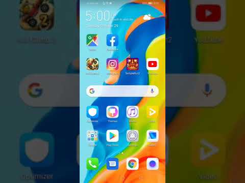 Huawei p smart z how to split screen