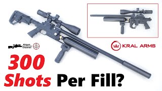 Kral Arms DAZZLE Air Rifle Review (Up to 300 Shots) Puncher Jumbo PCP Pellet Rifle