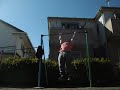 Mix grip 23 Muscle ups+100 Push ups+Reverse grip 12 Muscle ups ミックスグリップマッスルアップ23回+腕立て100回+逆手マッスルアッ