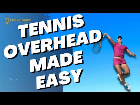 How to hit an overhead in tennis in easy to follow steps