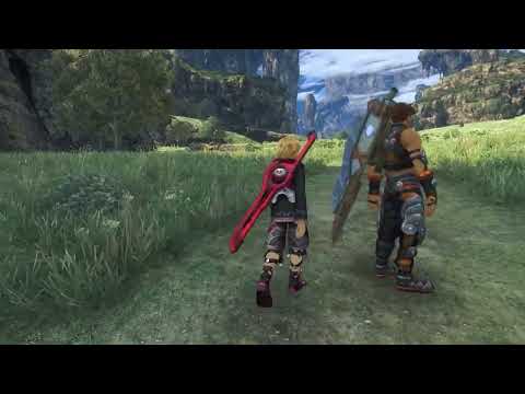 Xenoblade Chronicles Cutscene 38 - The Bionis' Leg (Chapter 4)