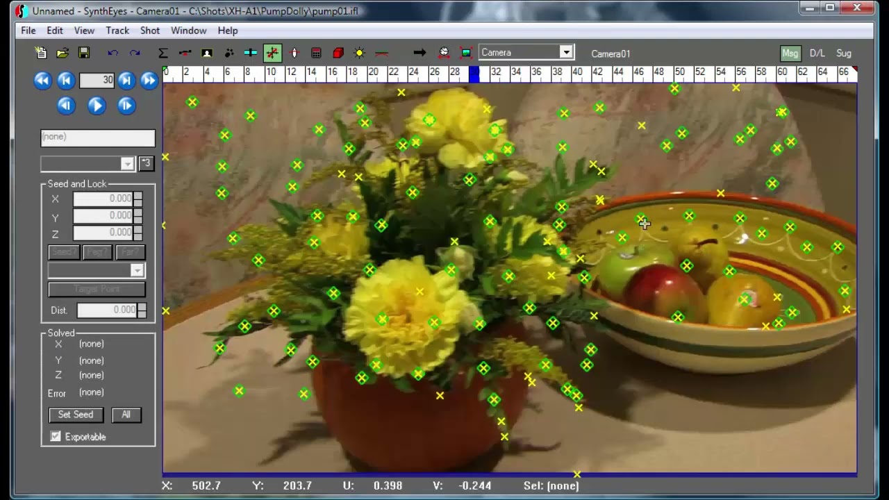 Camera Distance Calibration with SynthEyes Boris FX