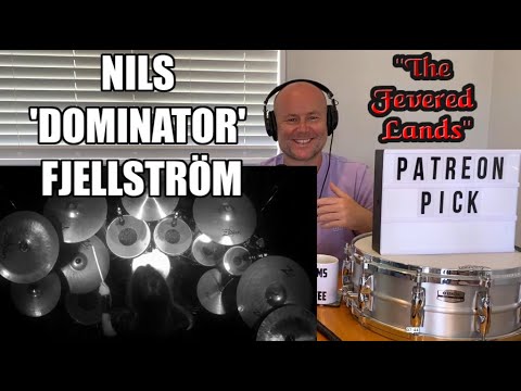 Drum Teacher Reacts: Axis Artist Nils 'Dominator' Fjellström ''The Fevered Lands'' Drum Playthrough