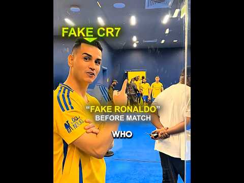 Ronaldo Meets His Doppelgänger… Even Georgina Was Fooled 😂😳