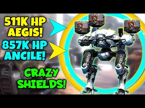 OMG! 856,248 ANCILE HP & 511k Aegis Shield HP EREBUS Craziest Build Ever War Robots MK3 Gameplay WR