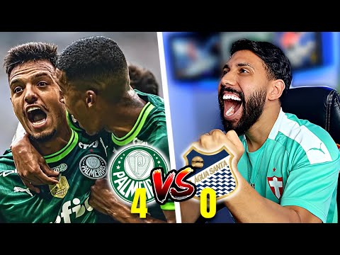 CAMPEÃO! REACT PALMEIRAS 4X0 ÁGUA SANTA- VERDÃO GOLEIA ÁGUA SANTA E É BI CAMPEÃO PAULISTA