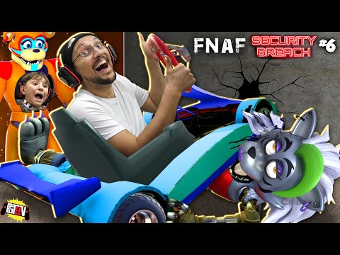 Breaking Foxy but Montgomery Gator Broke Himself! FNAF Security Breach #6 (The End Again)