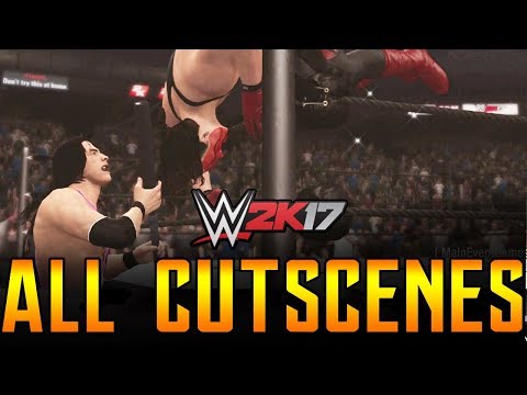 WWE 2K17 - ALL CUT SCENES - Hall Of Fame Showcase