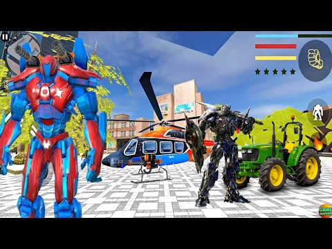 Rhino Robot Car Transformer Game | Career Mode | Android Gameplay #10