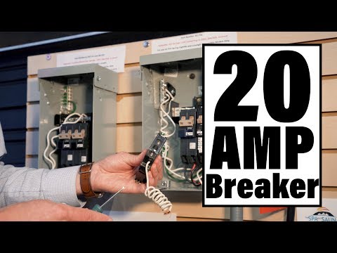 Fixing a tripped 20 AMP Breaker Box for a Hot Tub | Hot Spring Highlife & LImelight series