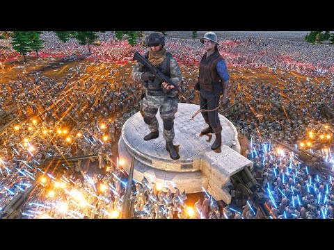 3 million Footman, Mongolian Soldier's & Heavy knights vs Elite SPECIAL FORCES !! UEBS 2