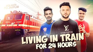Living In Train For 24 Hours | Kolkata To Jaipur | Rajasthan | Royal Enfield 650