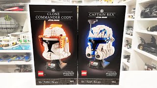 LEGO Star Wars REX &amp; CODY Clone Helmets OFFICIAL REVEAL