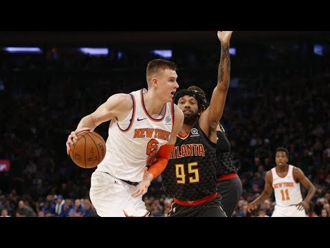 Kristaps Porzingis Scores 30 vs Hawks! Knicks Back to .500! 2017-18 Season