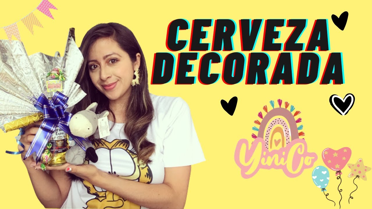 Cómo DECORAR una CERVEZA 🍺 para regalar !! - REGALO para HOMBRE
