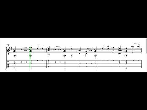 MERTZ, Johann Kaspar - Adagio (Solo Guitar Tab PDF)
