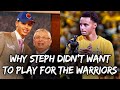 Why Steph Curry Told The Warriors NOT To Draft Him