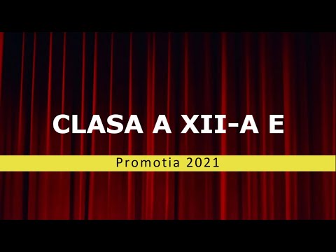 Videoclip absolvire 12E CNER 2021