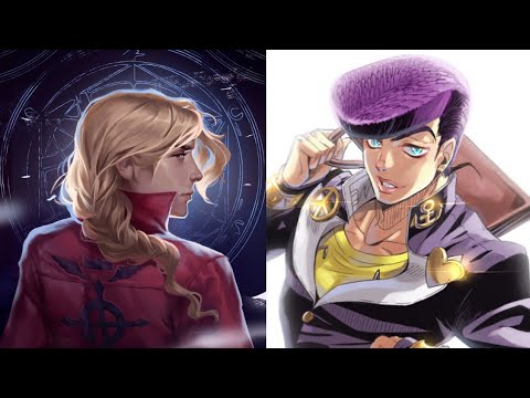 J-Stars Victory VS MUGEN Watch Mode Battle - Edward Elric VS Josuke Higashikata