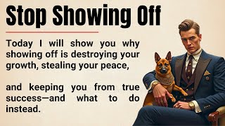 The TRUTH About Showing Off ⚠️|| Why It Destroys Success & Confidence || Graded Reader✅