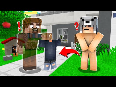 FAKİR GÖRÜNMEZ OLUP BENİ TROLLEDİ! 😱 - Minecraft