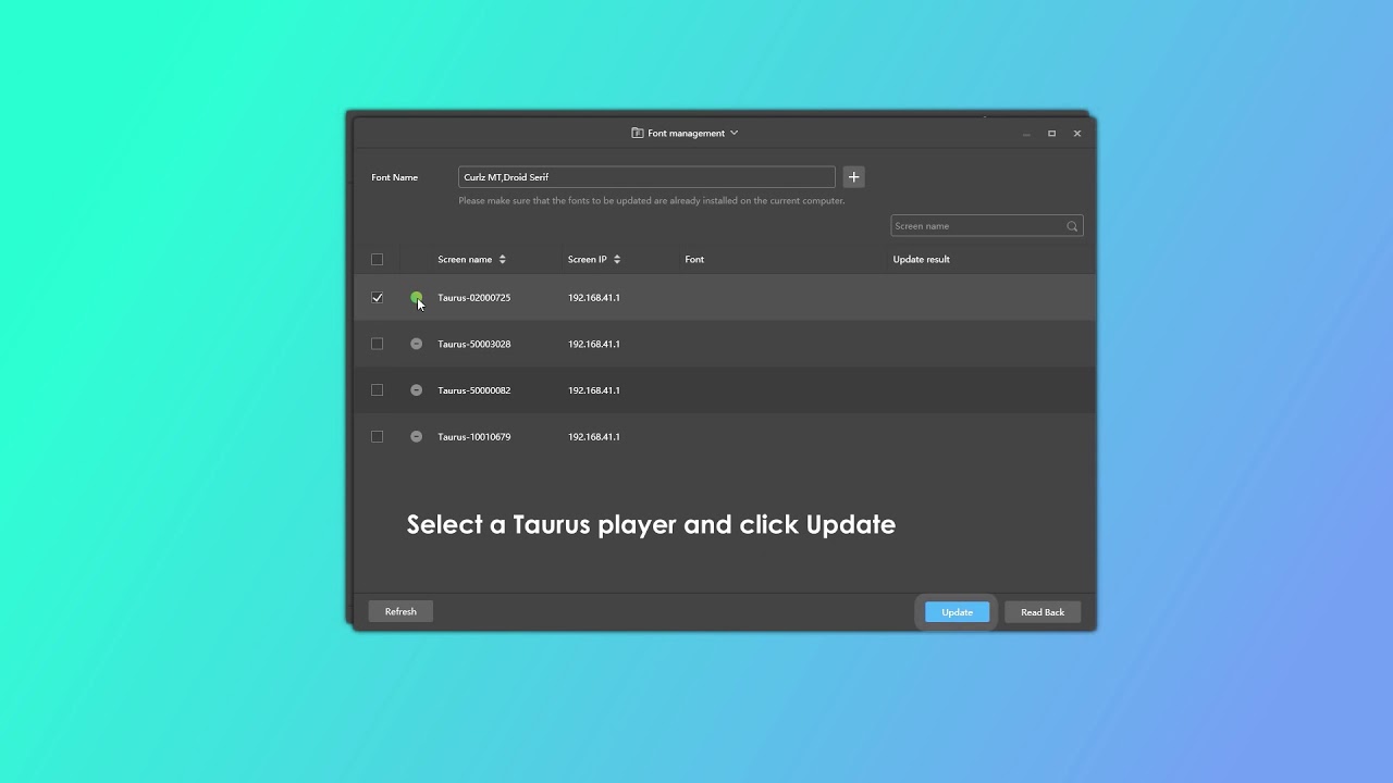 10 Font Management (Async Mode)