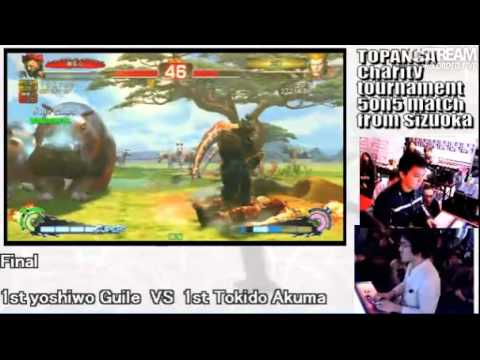 SSF4 AE: yoshiwo (Guile) vs Tokido (Akuma) - TOPANGA Cup
