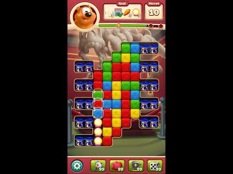 Toon Blast Level 7023 - NO BOOSTERS 🐻🐺🐱 | SKILLGAMING ✔️