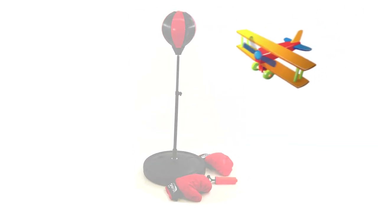 Freestanding Boxing Set Punch Ball Bag with Gloves