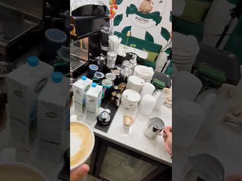 Barista eğitimleri kaldığı yerden devam ediyor Eğitim simülasyonu  #barista #eğitim #kahve #ankara