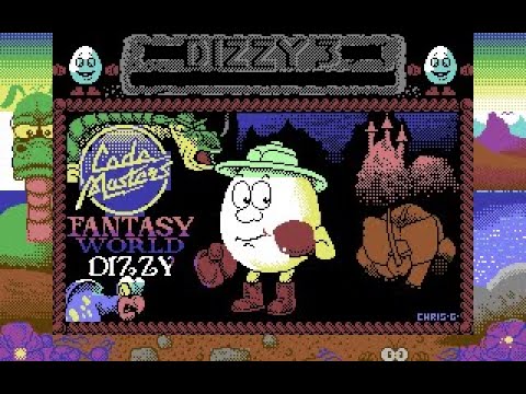 Best Commodore 64 Games - Fantasy World Dizzy (1990 Codemasters)