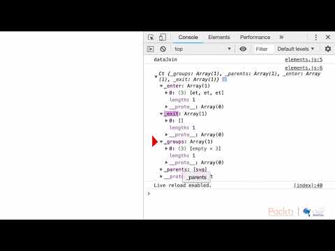 Mastering D3 js 5 Making Objects Appear with Enter | packtpub com