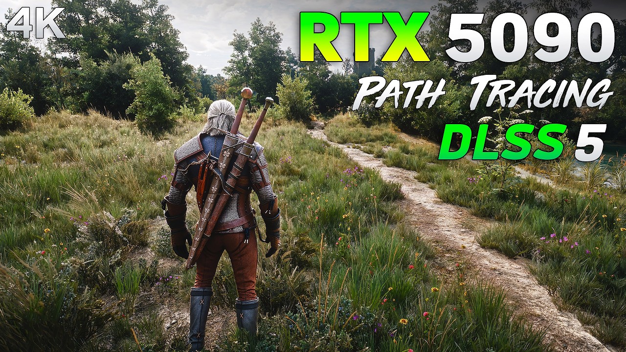 The Witcher 3 Remastered + DLSS 5 on RTX 5090 | Looks AMAZING!