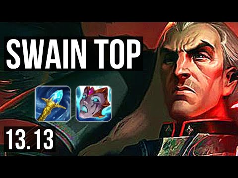 SWAIN vs JAYCE (TOP) | 7/1/8, 1200+ games, 1.4M mastery, Dominating | KR Master | 13.13