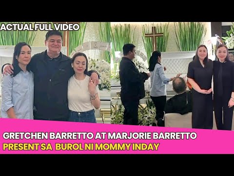 Gretchen Barretto at Marjorie Barretto PRESENT para kay Mommy Inday Barretto with CLAUDINE!!