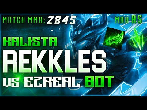 S8 | Rekkles Kalista vs Ezreal BOT | High Elo Ranked League of Legends