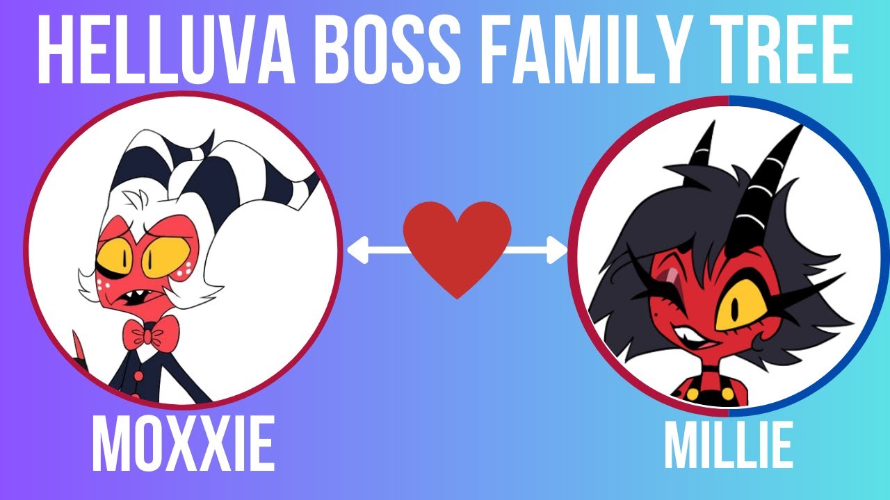 Helluva Boss -  Moxxie And Millie's Family Tree