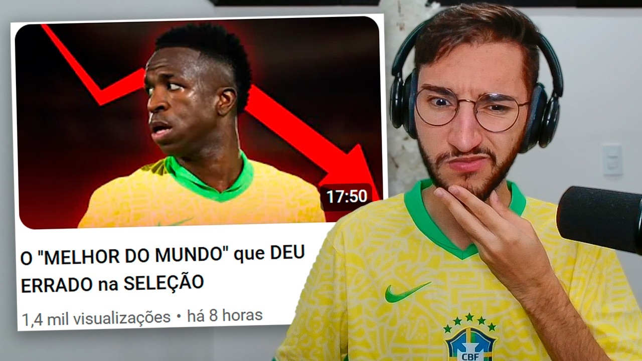 QUAL O PROBLEMA do VINI JR NA SELEÇÃO?
