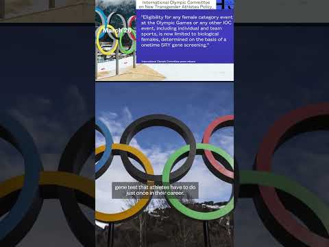 A new IOC policy bans transgender women from competing in the Olympics