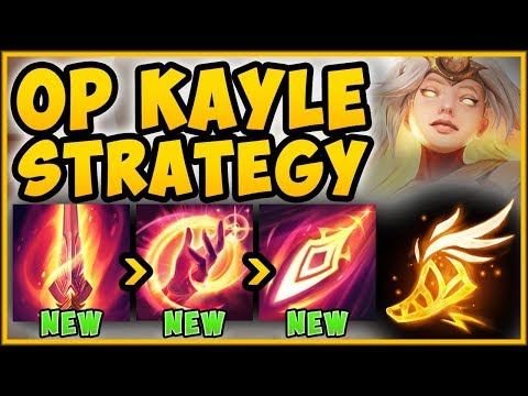 STOP PLAYING NEW KAYLE WRONG! FLEET FOOTWORK KAYLE IS 100% OP STRATEGY! KAYLE S9 - League of Legends