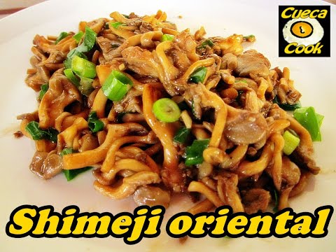 Cogumelos Shimej na manteiga