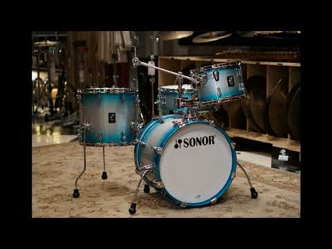 Sonor 12/14/18/6x14" AQ2 Bop Kit Drum Set 2023 - Aqua Silver Burst image 18