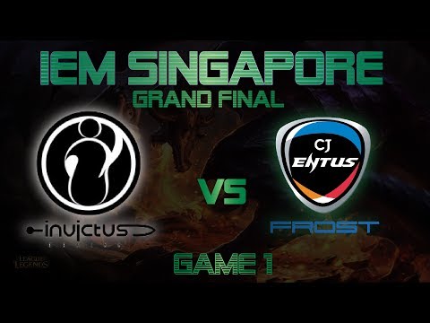 Invictus Gaming vs CJ Frost, IEM Singapore Grand Finals | Game 1