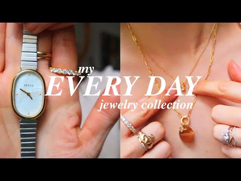 *updated! my everyday jewelry collection, jewelry organizer, my favorite affordable jewelry brands