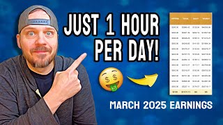 How I Make EXTRA Money Online! - My March 2025 Earnings