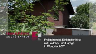 preview picture of video 'Immobilien Pfungstadt - Freistehendes Einfamilienhaus in Pfungstadt-Eschollbrücken'