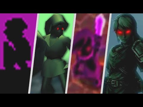Evolution of Dark Link Battles in The Legend of Zelda Games (1987 - 2017)