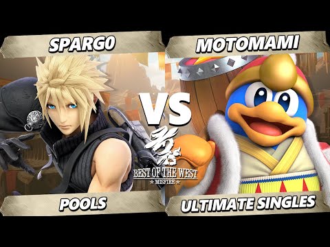 Best of the West II - Spargo (Cloud) Vs. Motomami (Dedede) Smash Ultimate - SSBU