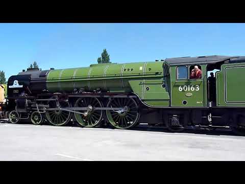 LNER 60163 Tornado being pushed
